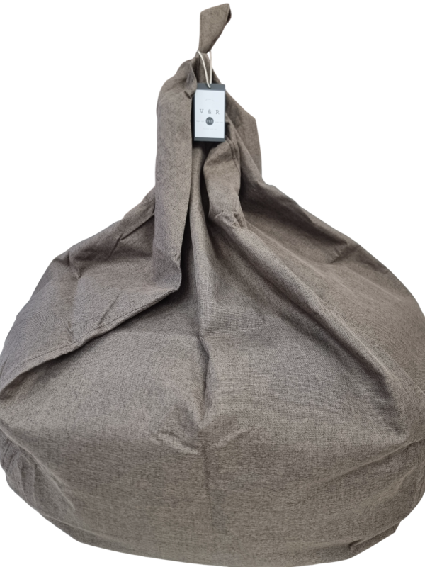 Dark Kahki Seating Poufs Chair 100×120 cm – V&R Israel 🇮🇱