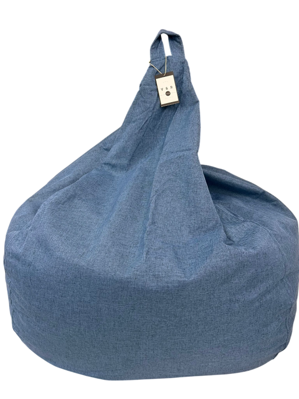 Royal Blue Seating Poufs Chair 100×120 cm – V&R Israel 🇮🇱